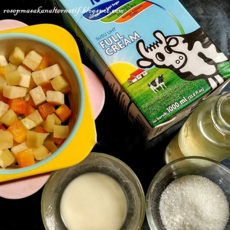 BAHAN SAUS BUAH PUDING COKLAT Resep Membuat Puding Coklat Susu Saus Buah