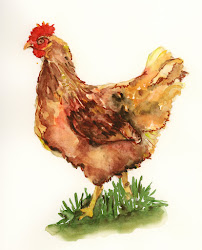 how to paint a chicken easy 3