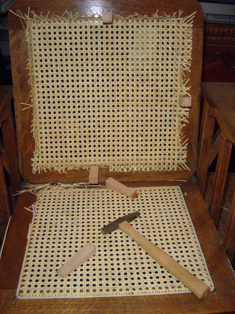 Caning a Chair Seat