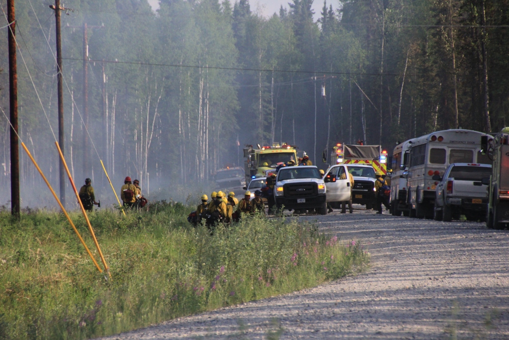 Living in Alaska North Pole Fire!