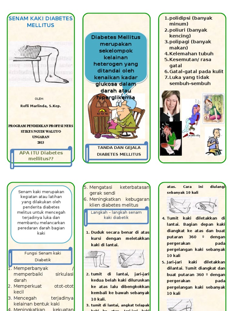 leaflet diabetes melitus wood scribd indo