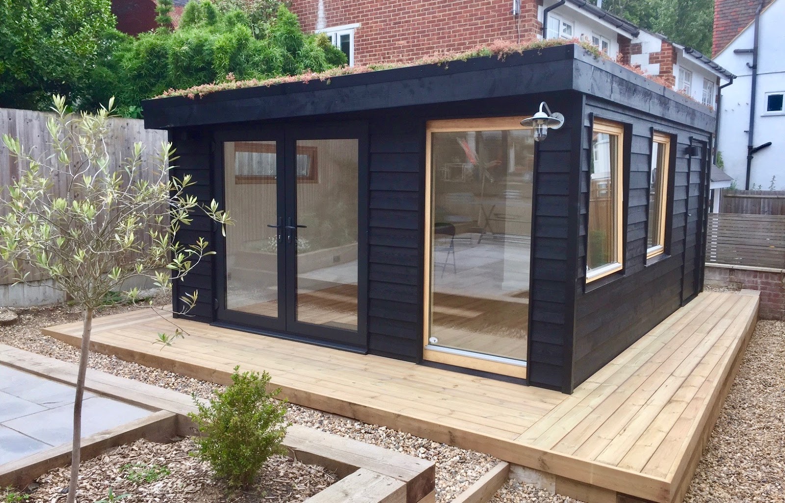Shedworking Black garden office