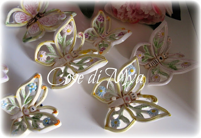 farfalle in ceramica