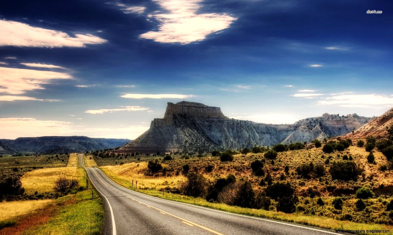Beautiful mountain road wallpaper   Nature wallpapers   16474