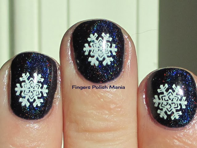 fingers polish mania: Blue Christmas