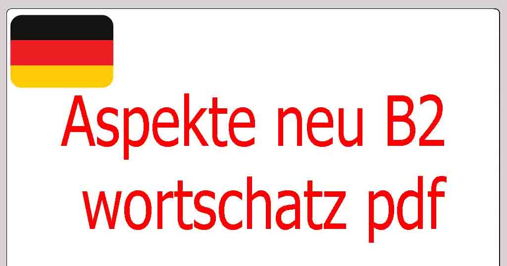 Lehrerhandbuch Aspekte B2 Pdf