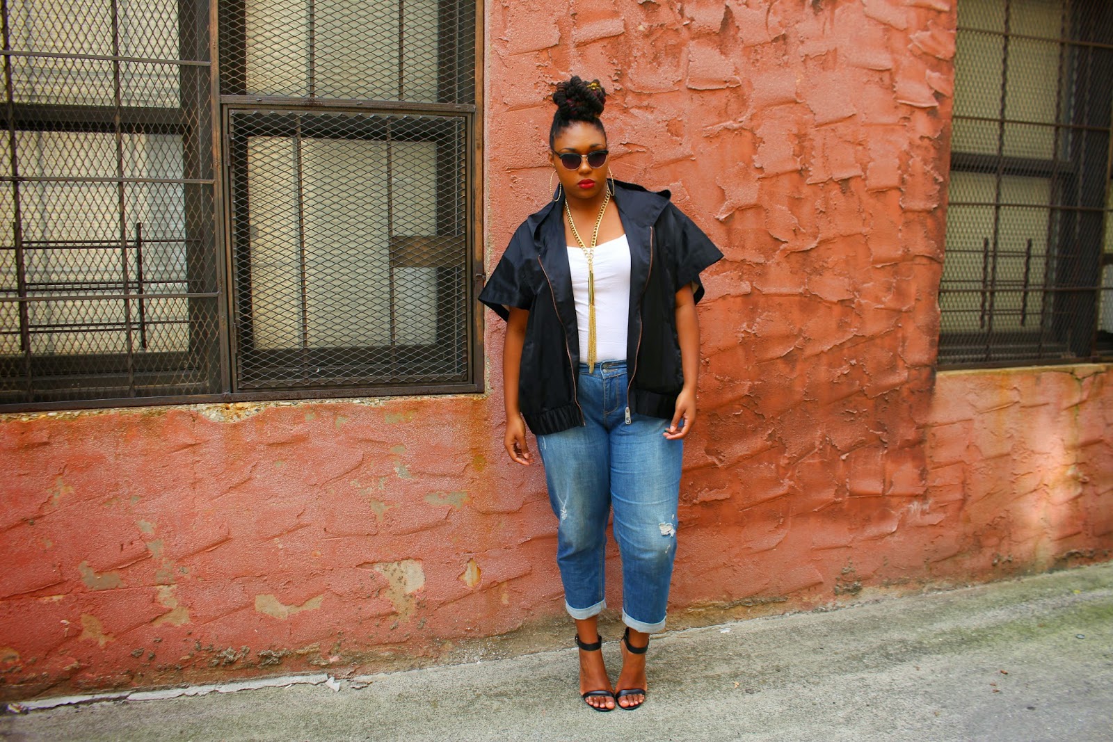 plus size boyfriend jeans