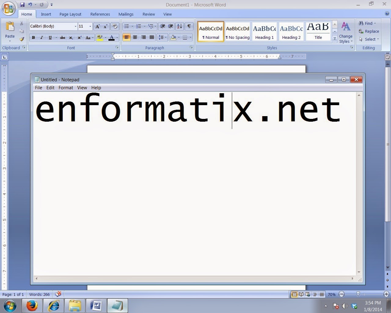 How to take screenshot in windows XP Enformatix more infos here