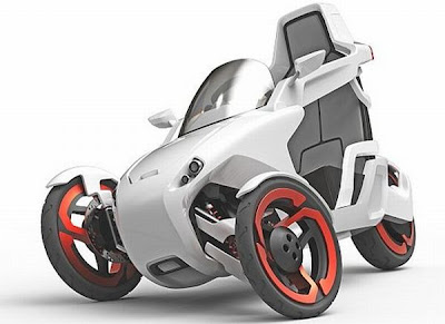Trike un  triciclo o auto de tres ruedas eléctricos que revolucionaran el futuro