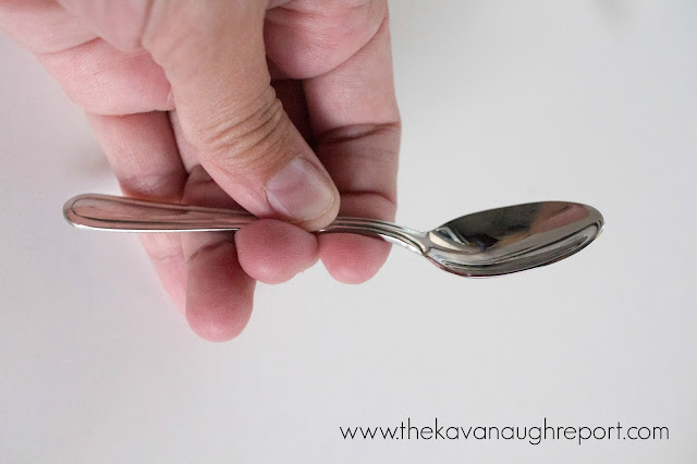 As a step toward independence, Montessori babies are given a weaning spoon to learn to self feed from the beginning. Here is the perfect little spoon for little hands. 