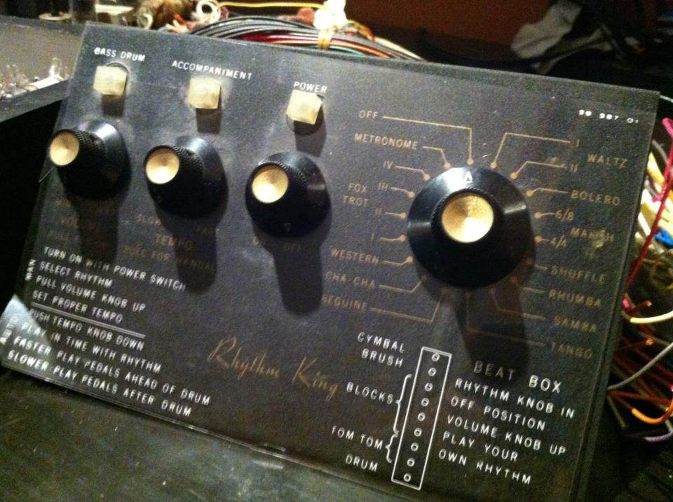 MATRIXSYNTH Electrohome Rhythm King Drum Machine with Tubes