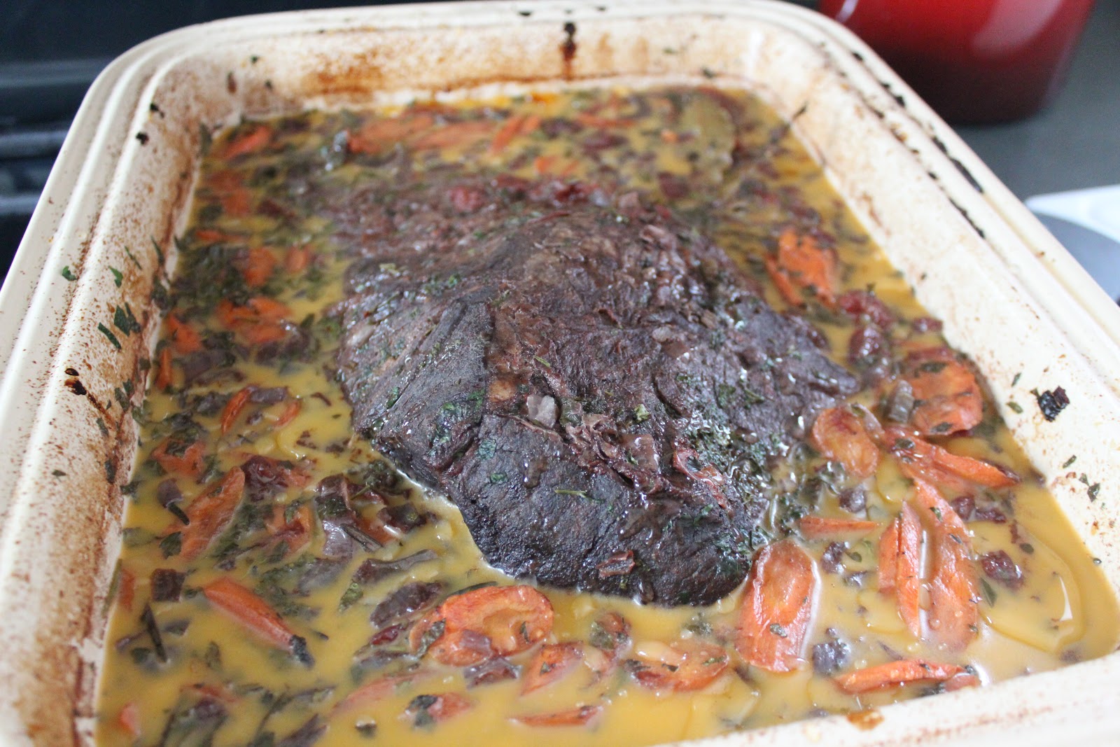 Delicious Dishings Trying Joan Nathan's Brisket Recipe