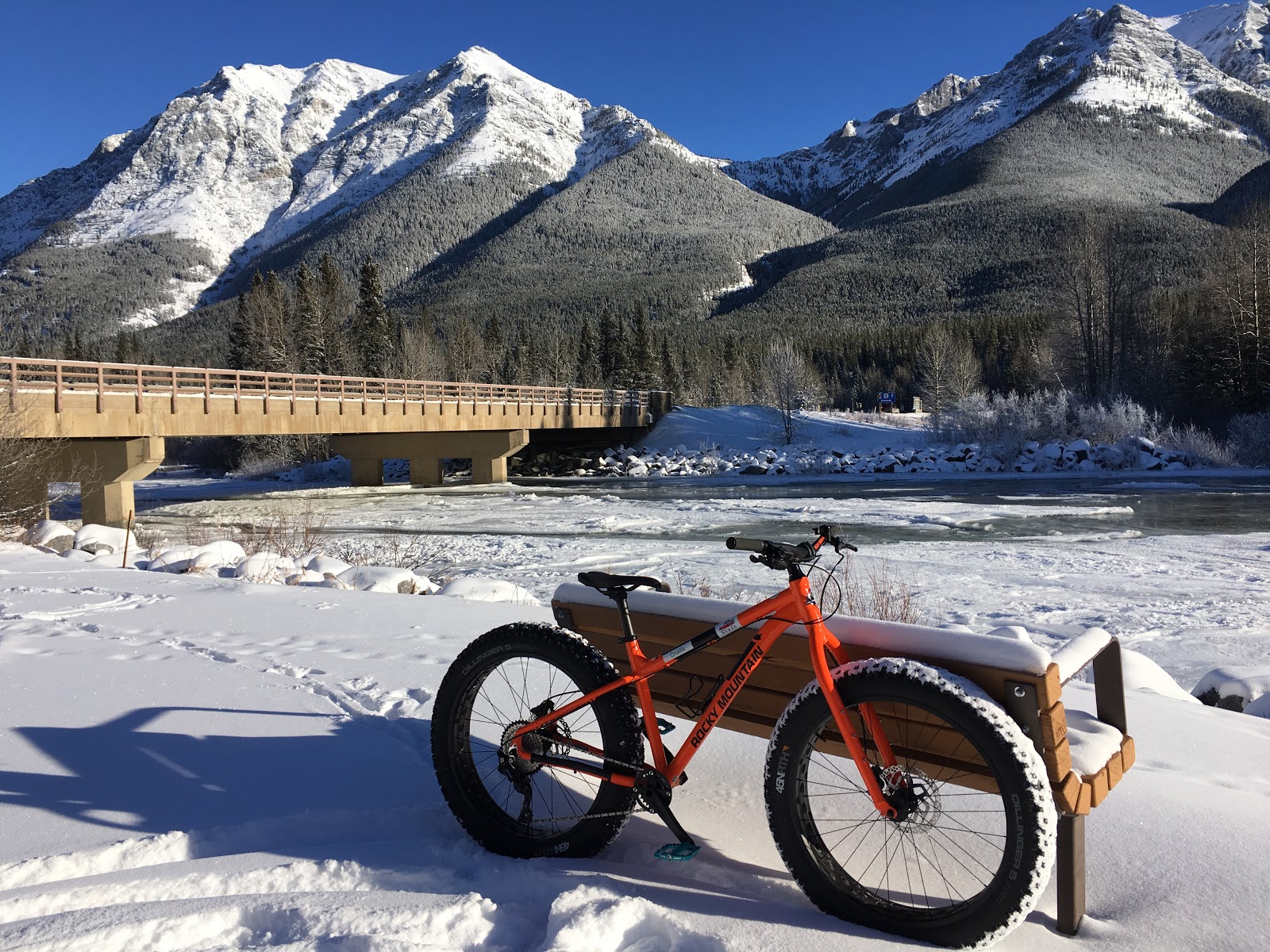 Family Adventures in the Canadian Rockies Fat Biking at Kananaskis