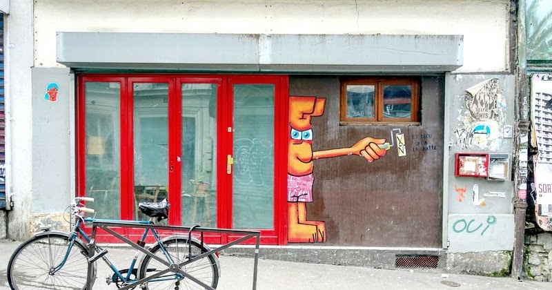 Sunday Street Art : Violent Rabbit - rue Piat - Paris 20 - Paris la ...