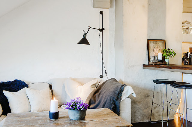 Apartamento decorado vintage e rústico. Blog Achados de Decoração