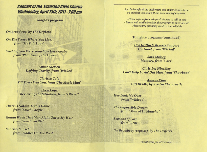 school concert program template school concert program template