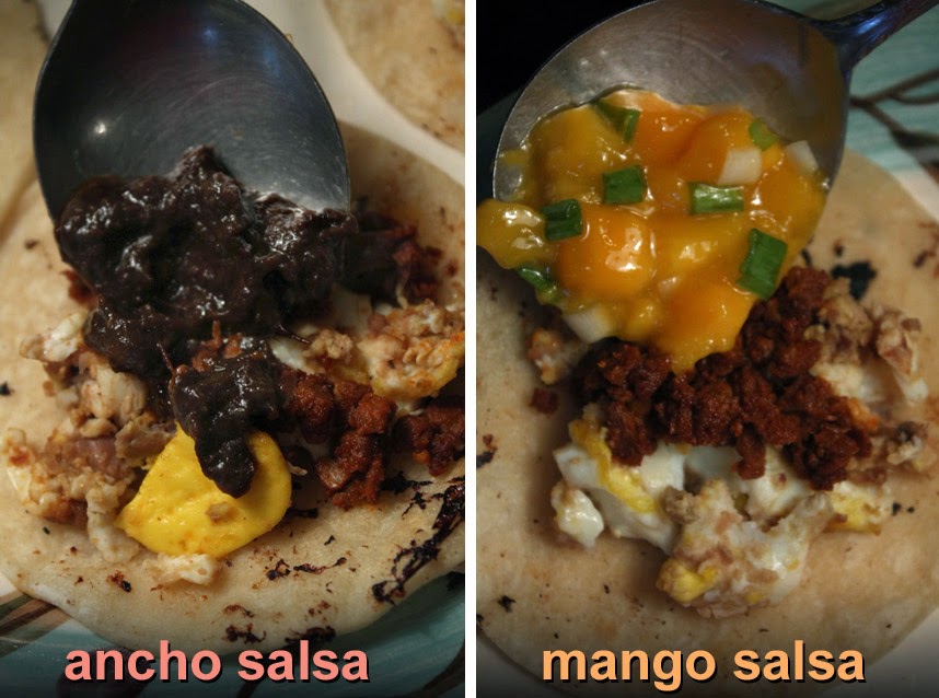 The 99 Cent Chef Breakfast Salsa Tacos Leftovers Series