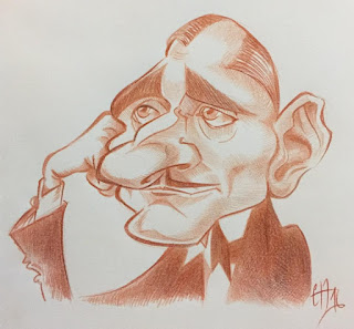 Croquis Pierre Etaix ©Guillaume Néel