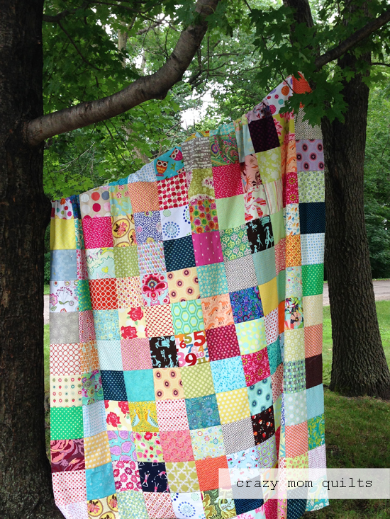 crazy mom quilts a simple summer quilt
