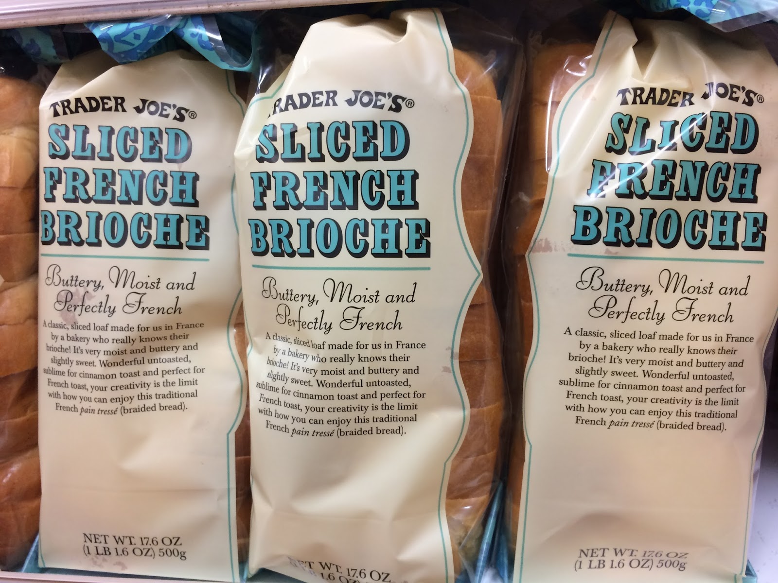 trader brioche french sliced joe bread joes nana dishes blue