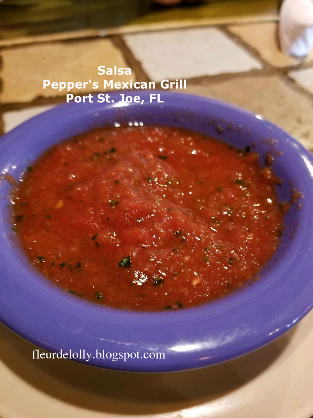 Fleur de Lolly Dining Out Gulf Coast Pepper's Mexican Grill, Port St. Joe, FL