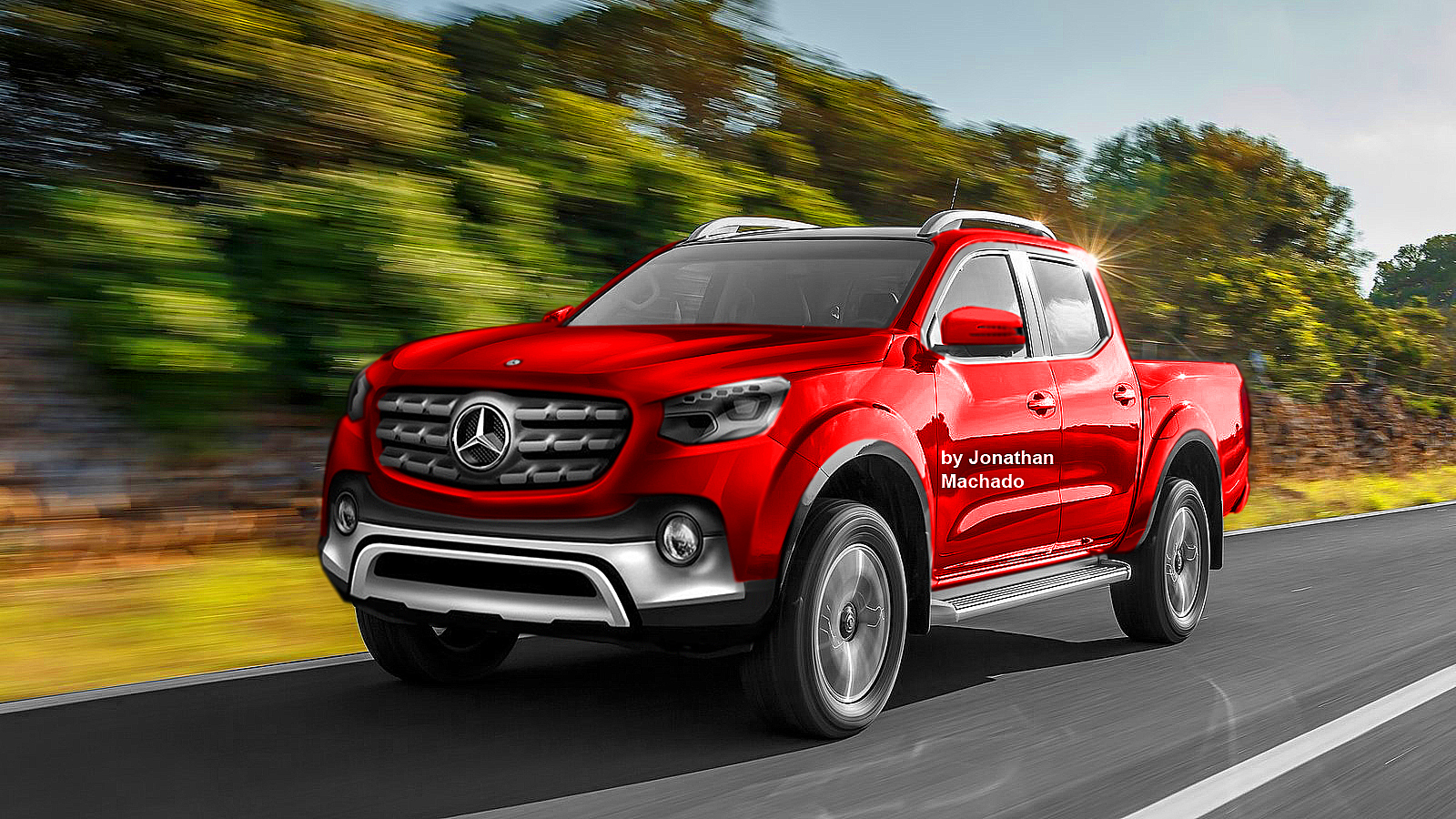 PRÉVIA Nova Mercedes-Benz GLT Pickup 2018 @ Nissan ...