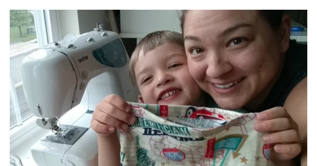 Teaching a 4 Year Old to Sew | DIY Danielle