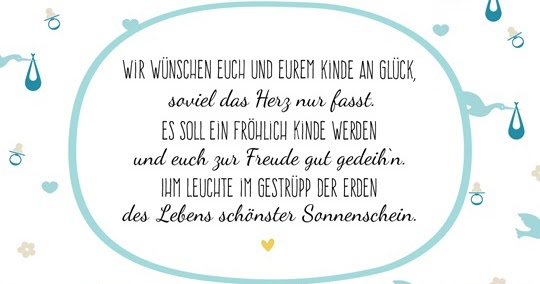 Sprüche Zur Geburt Junge 2 Kind