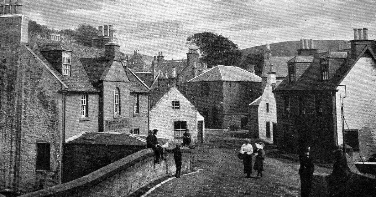 Tour Scotland Old Photograph Bridge Dalmellington Scotland