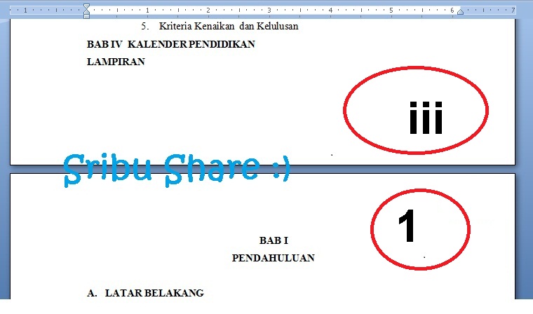 Share Info Cara Membuat Nomor Halaman Berbeda Pada Microsoft Word