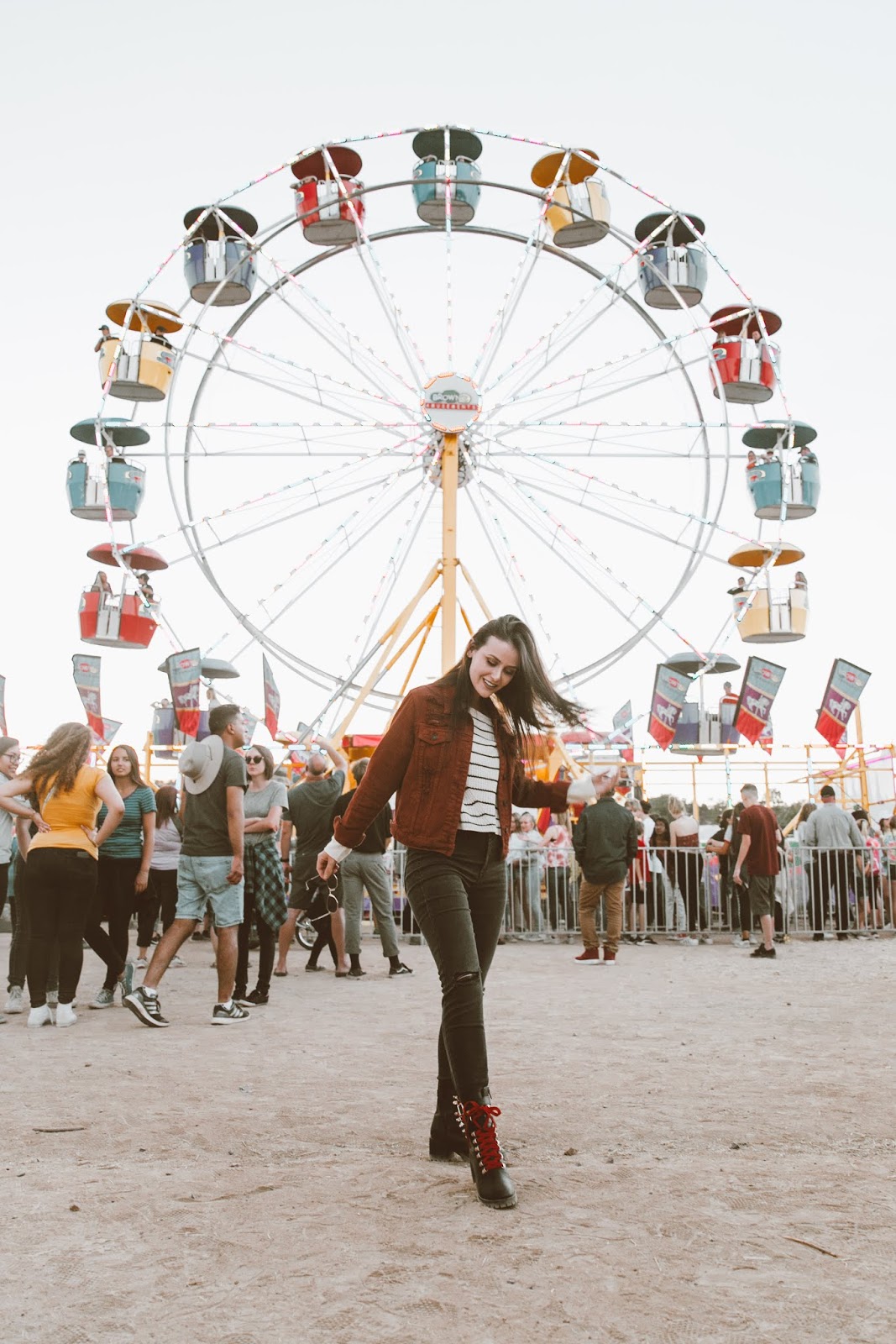 Shelly Stuckman, Yavapai County Fair, fall style 2018, Charlotte Russe, Ferris wheel, ArizonaGirl.com