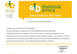 Certificato Dislessia Amica