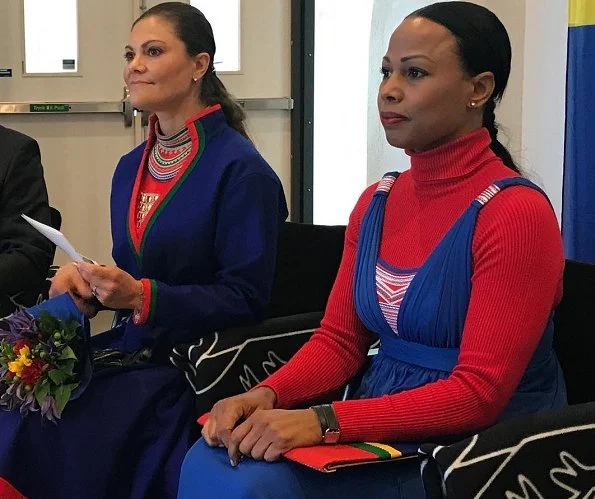 Crown Princess Victoria attended the ceremonial opening of the sixth session of the Sami Parliament at Kiruna Town Hall in Östersund
