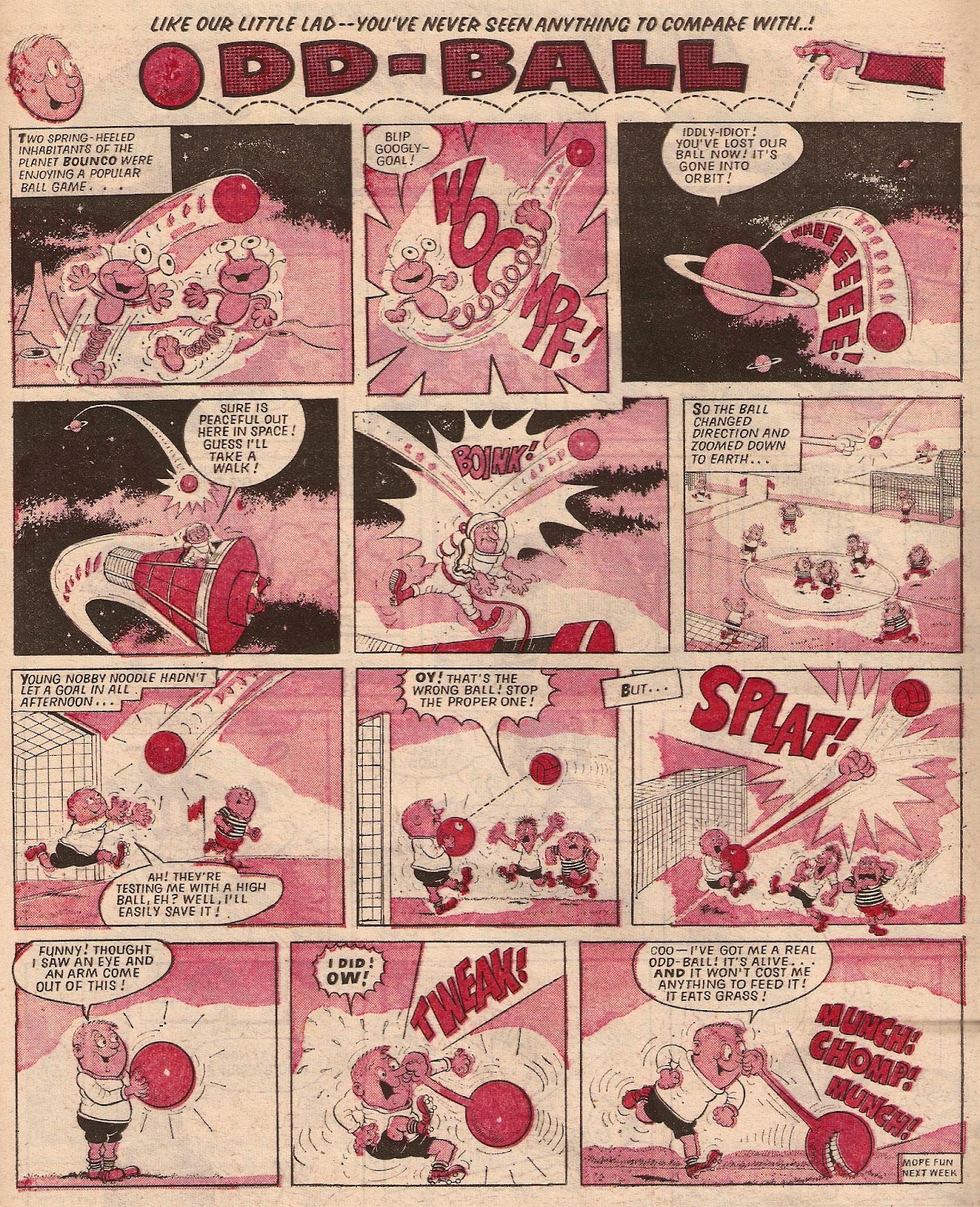 Wacky Comics! Football in Comics (Part 1)!