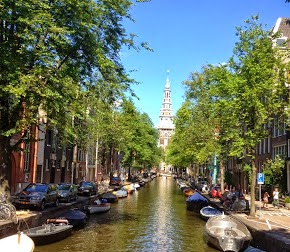 Amsterdam old city centre