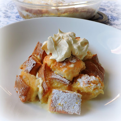 Lemon Panettone Pudding