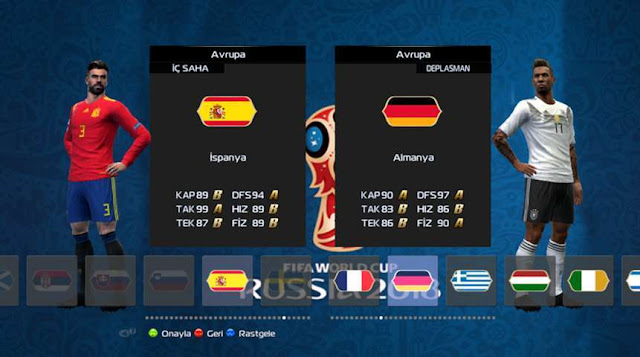 World Cup 2018 Graphic Menu PES 2013 World Cup 2018 Graphic Menu Patch PES 2013