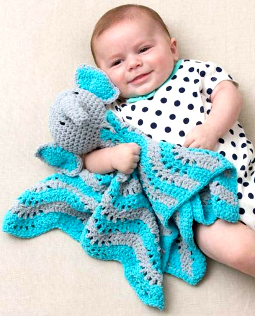 Beautiful Skills Crochet Knitting Quilting Little Elephant Baby