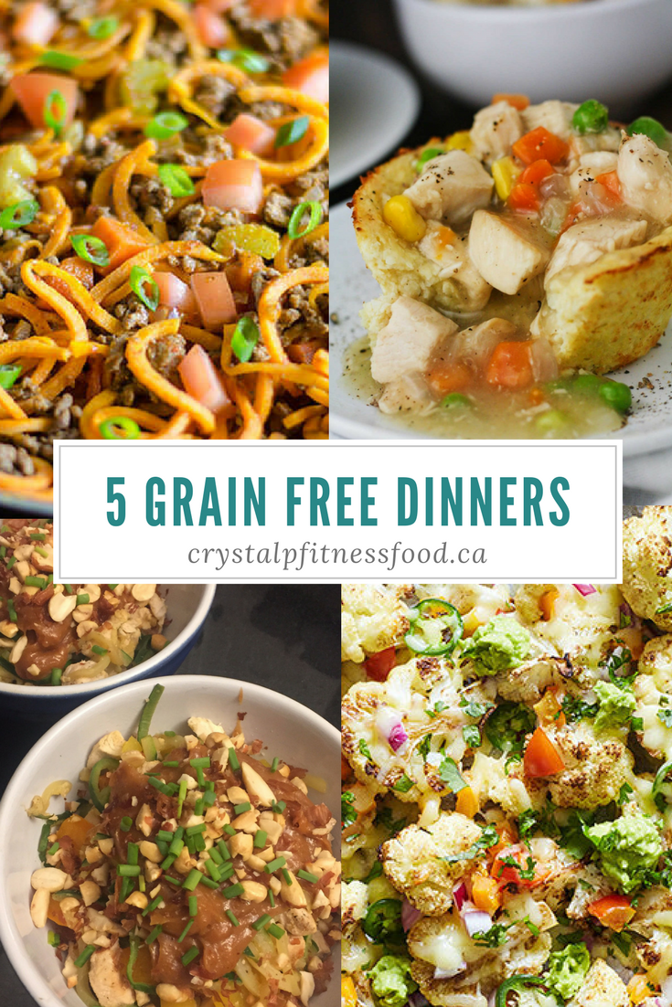 Crystal P Fitness and Food: 5 Days of Grain Free Dinners