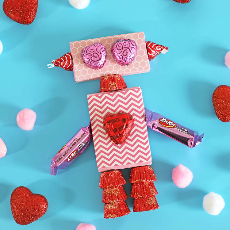 The Craft Patch Candy Robot Valentine
