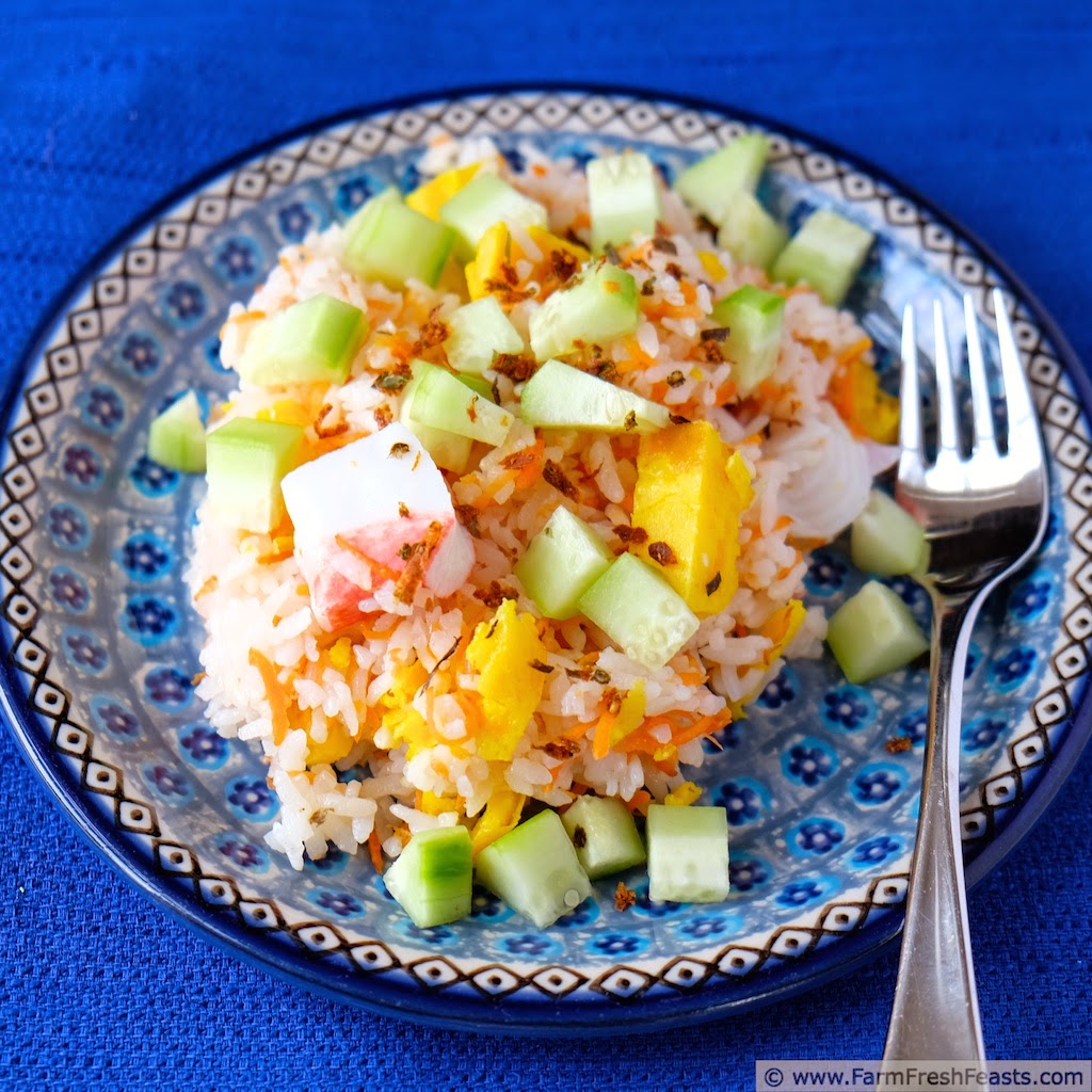 Surimi Chirashi Sushi with Summer Vegetables | Farm Fresh Feasts