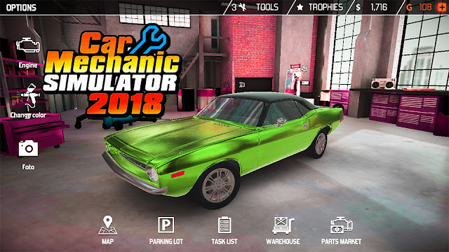 Car Mechanic Simulator 2018 Android Game Free Download