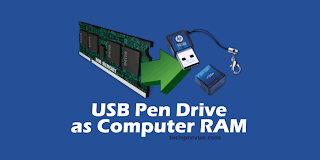 USB pen drive as computer RAM