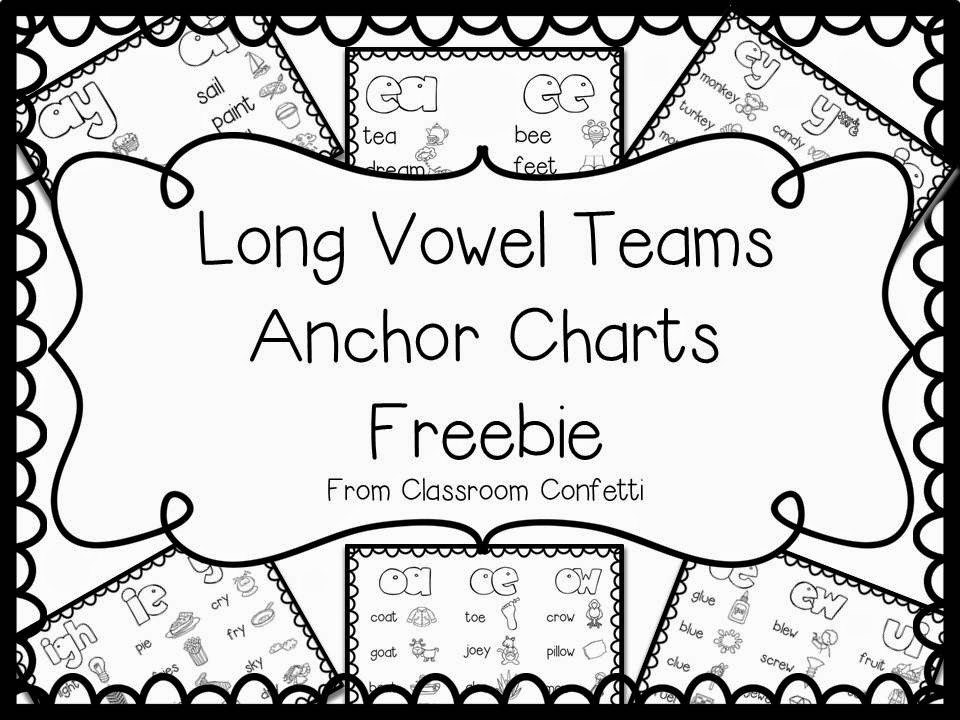 Long Vowel Anchor Charts Freebie! - Classroom Confetti