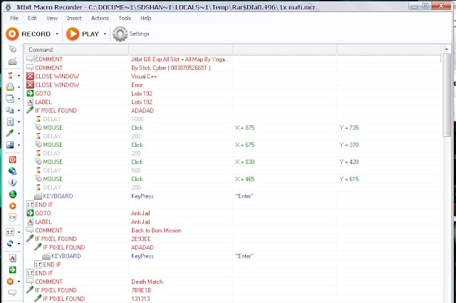 Jitbit Macro Recorder Script Gb Exp Vip 1x Bundir Muhammad Darul