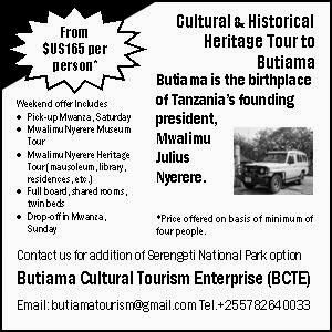 Karibu Butiama / Welcome to Butiama