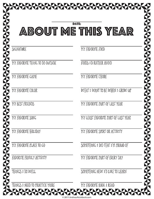 about me this year