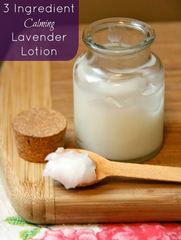 DIY 3 Ingredient Calming Lavender Lotion