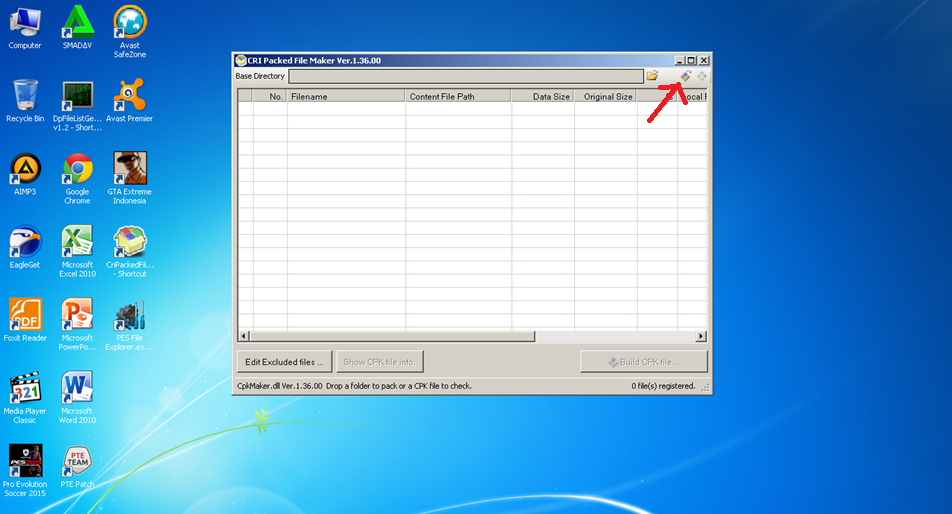 Pack file. Pack file