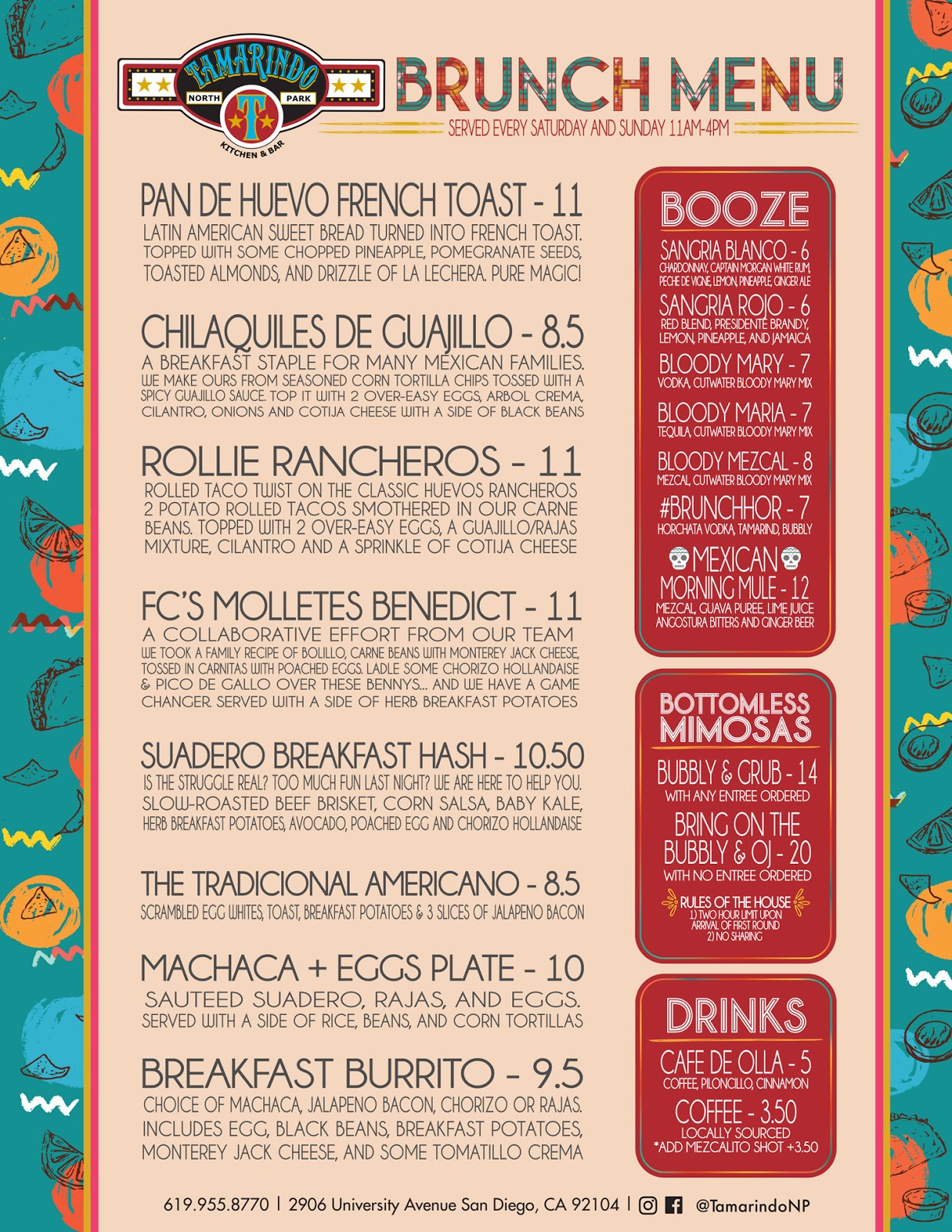 【ベストコレクション】 tamarindo del mar menu 291323-Tamarindo del mar menu